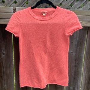 J Crew 100% cashmere t shirt